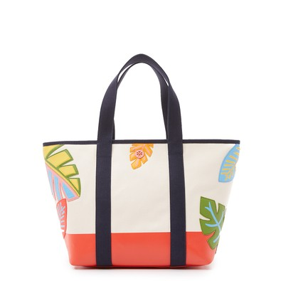 16年新款！Tory Burch 托里·伯奇 度假风帆布大手提包