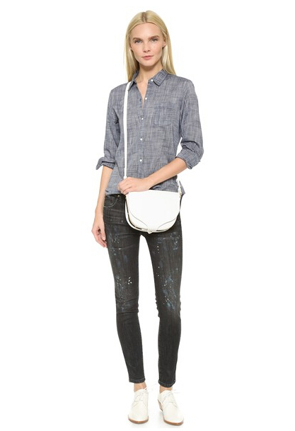 Sophie Hulme 索菲·休姆 女士中号鞍形斜挎包