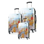 好价！Samsonite新秀丽 NYC Cityscapes纽约风情系列行李箱3件套