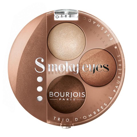 萧亚轩推荐！Bourjois妙巴黎烟熏眼影三色