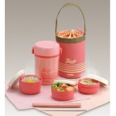THERMOS  魔膳师JBC-801 CP 骚粉保温桶  2641日元（约171元）