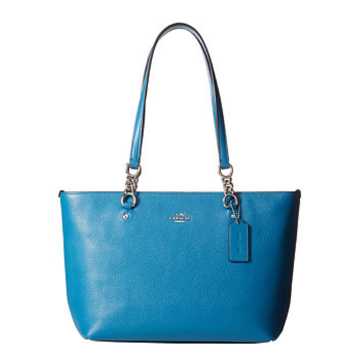 COACH 蔻驰Pebbled Small Sophia女士小号真皮托特包