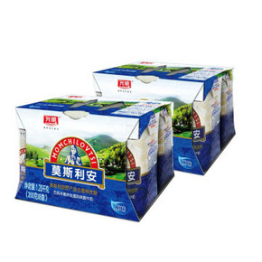 光明 莫斯利安 钻石包 巴氏杀菌酸牛奶 原味 200g*6瓶*2箱