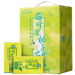 天喔茶庄 蜂蜜柚子茶 250ml*16盒 整箱