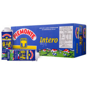 PIEMONTE 皮尔蒙特 全脂牛奶250ml*24