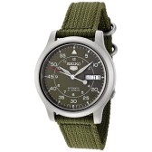 好价~Seiko 精工5号 绿带自动机械男表 $49.99（约330元）