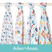 英国王室御用：Aden+Anais muslin 纱棉婴儿包巾 1680日元（约108元）