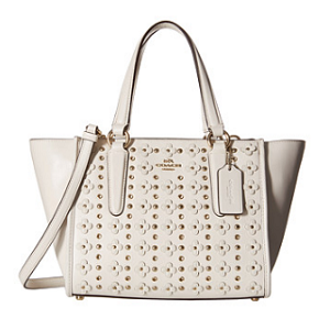 海报同款！COACH Floral Rivets Mini Crosby 蔻驰 女士手提包