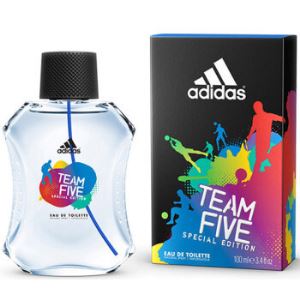 阿迪达斯（Adidas）男士淡香水-五人队伍 100ml/瓶 西班牙原装进口   