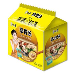 白象 方便面 珍骨汤 原汁猪骨面 114g*5包 五连包装钻石专享   