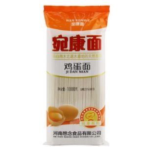 宛康面条 挂面 鸡蛋面 1000g*2件   
