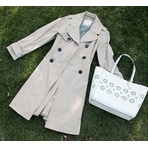 kate spade new york Faye Drive Hallie女士镂空小花托特包