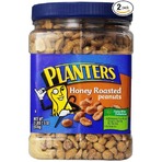 Planters Roasted 蜂蜜香脆烤花生仁*34.5盎司x2盒