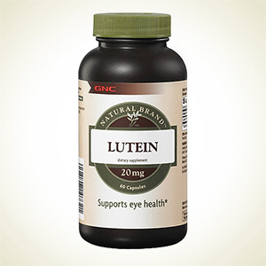 GNC：GNC Natural Brand™ Lutein 天然叶黄素胶囊 20mg*60粒