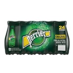 Perrier法国巴黎水 天然有气矿泉水，16.9盎司 (24瓶)
