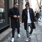 $43.75 Kenneth Cole 男士双排扣羊毛混纺大衣