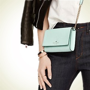 Amazon：kate spade Cedar Street Cami Convertible 真皮斜挎小包