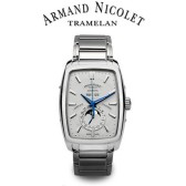 Armand Nicolet 艾美达TM7 男士全日历月相机械表 $1349（约9280元）