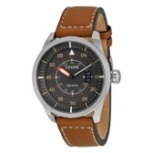 又降价了~Citizen 西铁城 Avion系列光动能飞行员男表 $84.99（约561元）