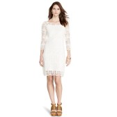 Ralph Lauren 拉夫·劳伦 女款修身棉质连衣裙 入手$48.99（约344元）