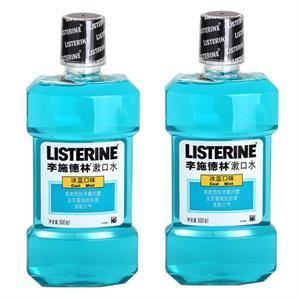 李施德林LISTERINE 漱口水 500ml*2瓶   