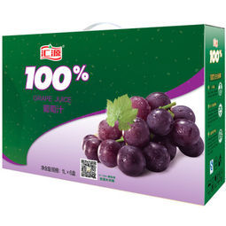 限地区：汇源 100%葡萄汁 1L*6