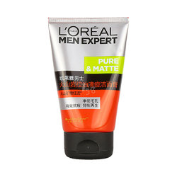 L’OREAL 欧莱雅 男士 火山岩控油清痘洁面膏 100ml