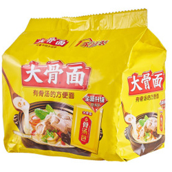1号店超市 【1号店周年庆】白象 大骨面家庭装111g*5袋
