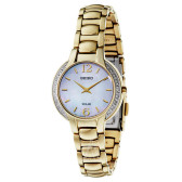 Seiko 精工Core 女士镀金太阳能石英手表 $132（约927元）