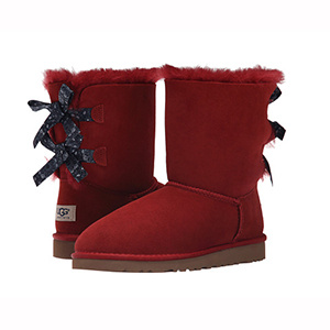 6PM.COM：UGG Kids Bailey Bow Bandana 大童款蝴蝶结雪地靴 成人可穿