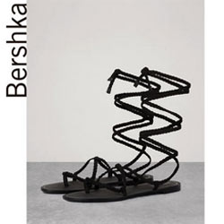 天猫 Bershka 女鞋 罗马高筒平底凉鞋