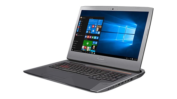 ASUS ROG G752VL 17.3寸触屏游戏本（i7-6700HQ、24GB+256GB、GTX965M）