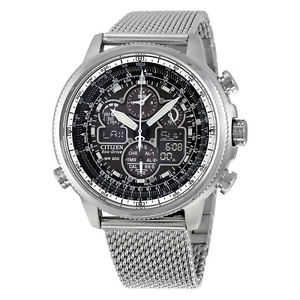 CITIZEN 西铁城 Navihawk A-T 男款光动能腕表 JY8030-83E