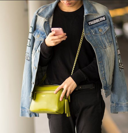 COACH 蔻驰 Legacy  女士真皮流苏单肩包