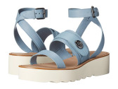 COACH Platt 女款雾霾蓝厚底真皮凉鞋 $84.99（约597元）