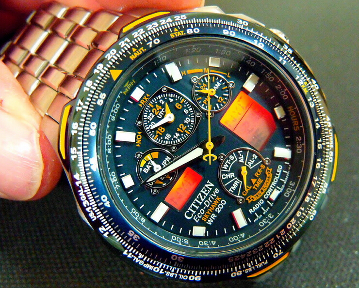 Citizen 西铁城 空中之鹰  JY0040-59L 蓝天使特别版 光动能电波男表