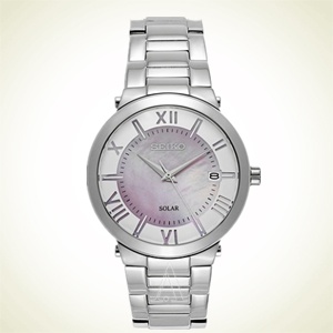 Ashford：Seiko 精工Recraft Series 粉色珍珠贝母太阳能女表