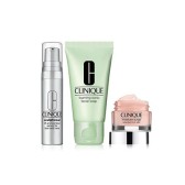 Nordstrom：Clinique 倩碧 护肤彩妆 满$39.5送完美曲线小脸雕塑精华8ml+液体洁面皂30ml+水磁场润肤霜6ml+5件神秘小样