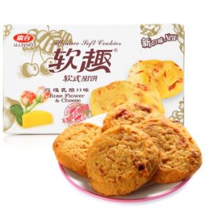 广合 软趣软式甜饼玫瑰乳酪口味 80g   