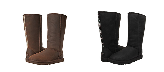 5折码全！UGG Classic Tall Tasman 女款真皮羊毛雪地靴