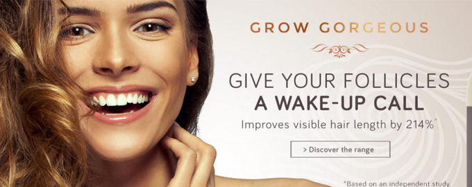 SkinStore：Grow Gorgeous 生发产品