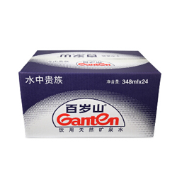 苏宁易购 百岁山 矿泉水 348ml*24瓶