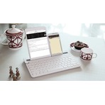 Logitech K480 蓝牙键盘 白色