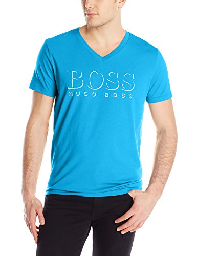HUGO BOSS 雨果博斯 男士防晒纯棉V领T恤 多色