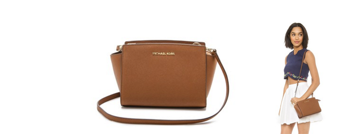 历史新低！Michael Kors Selma 女士中号耳朵包