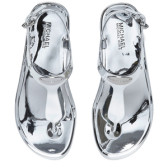 MICHAEL Michael Kors 果冻平底夹脚T型凉鞋 银色 £38.5（约335元）