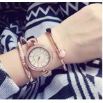 高颜值！Anne Klein AK/1960GBST 施华洛世奇水晶女士时装腕表