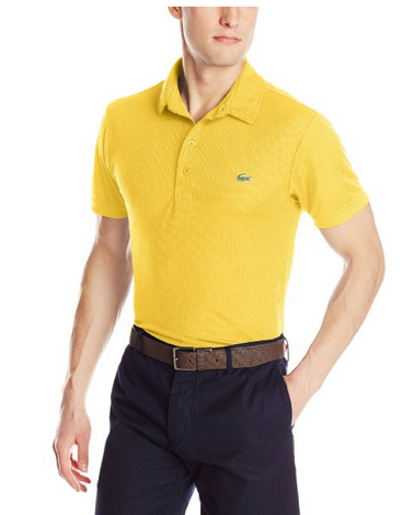 Lacoste法国鳄鱼 Textured 男高尔夫球Polo衫