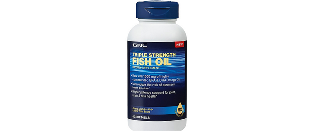GNC 健安喜三倍强效深海鱼油60粒