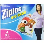 史低价！Ziploc 超大号密封袋/收纳袋，4只装